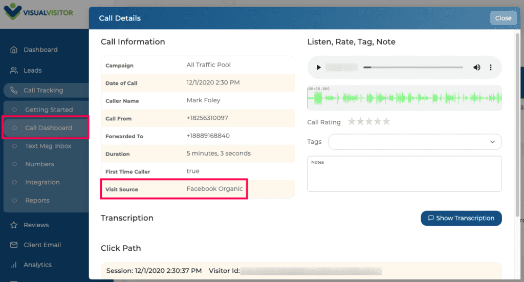 Call tracking earns you a better return on your investment.