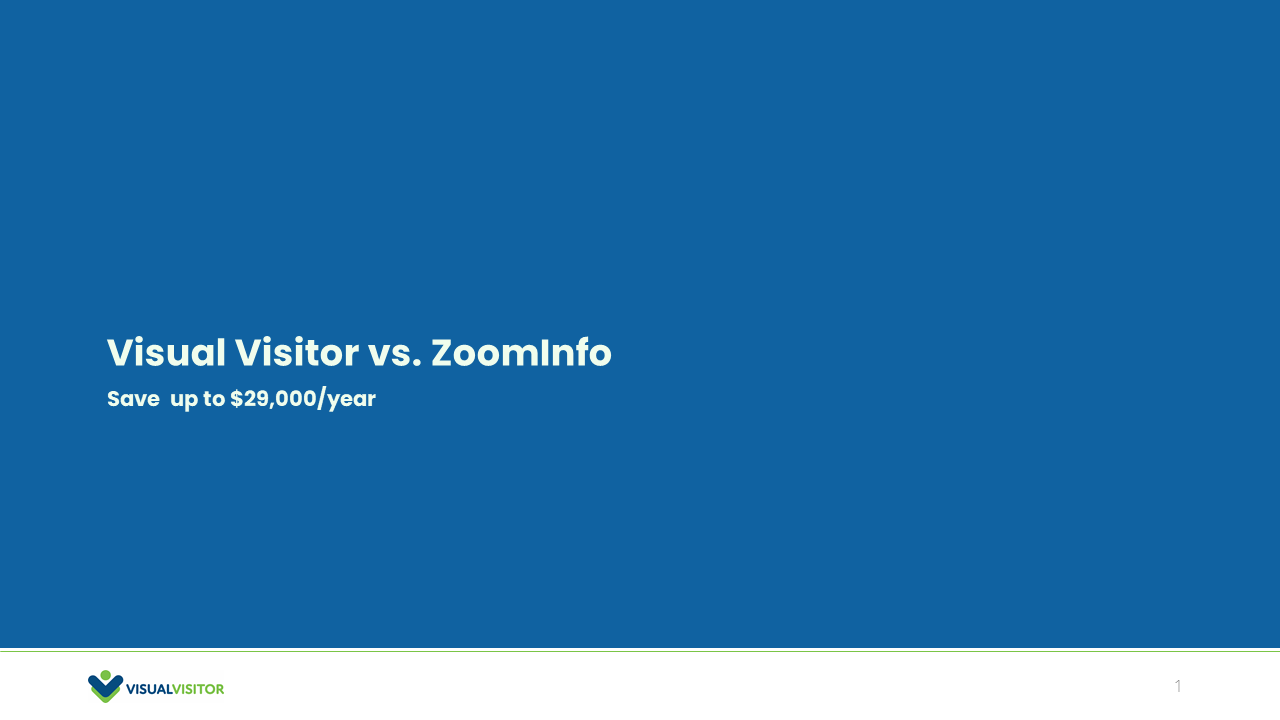 ZoomInfo Pricing Title Slide